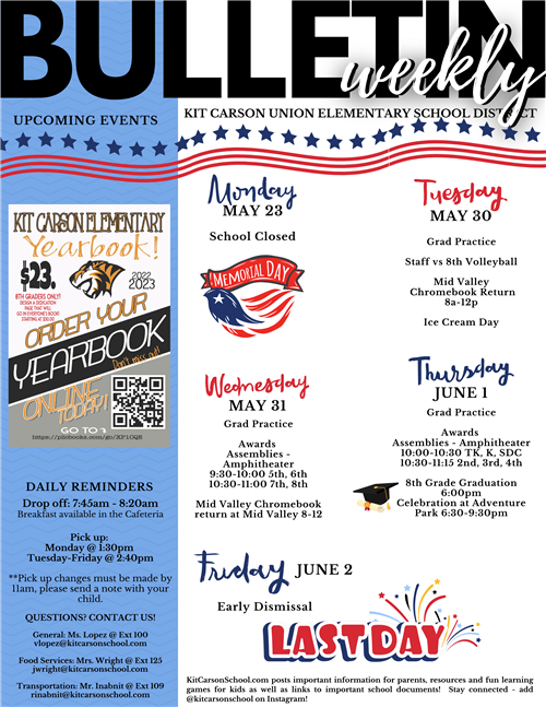 Weekly Bulletin